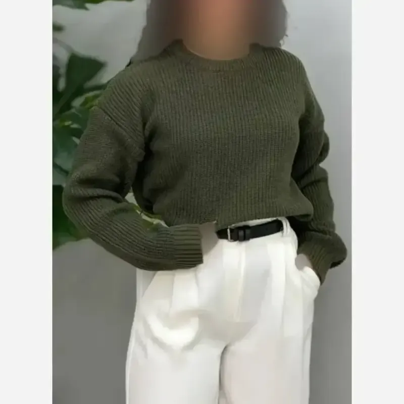 بلوز بافت جودون درشت برجسته ضخیم نرم و درجه یک پاییزه و زمستانه فری سایز
