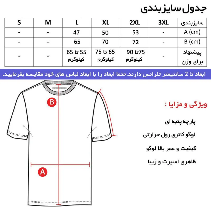 تیشرت یقه گرد مردانه طرح USA مشکی سایزبندی چهار فصل